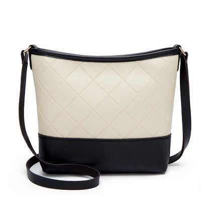 IELGY Square One Shoulder Bucket Bag Korean Slant edgy Mobile Phone Bag
