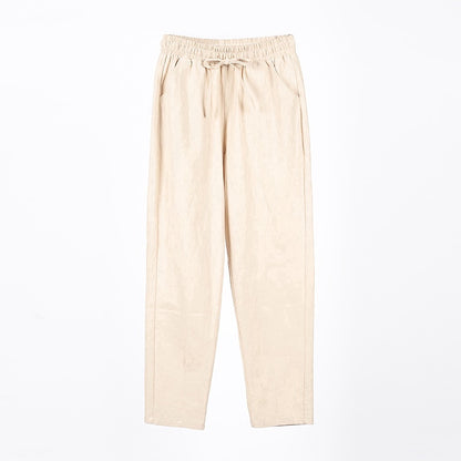 IELGY Cotton casual pants, harem pants, loose pants and thin legs