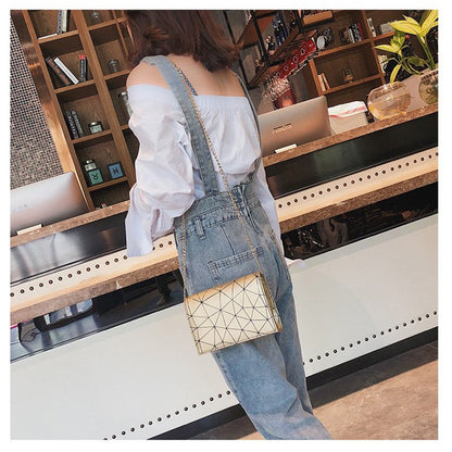 Geometric small bag female Messenger bag chain bag shoulder bag