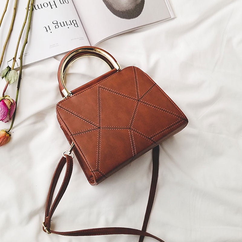 Female small square bag new Korean ladies simple wild handbag
