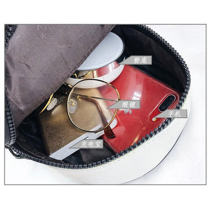 IELGY Laser wide shoulder strap small square bag casual messenger bag