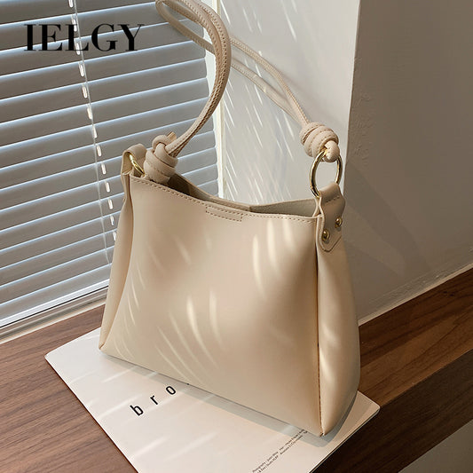 IELGY Advanced sense of foreign air bag women's summer new trend hundred set simple atmosphere one shoulder under the bag net red bucket bag