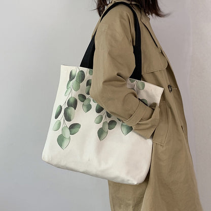 IELGY original women's single shoulder Japanese Harajuku small fresh canvas bag