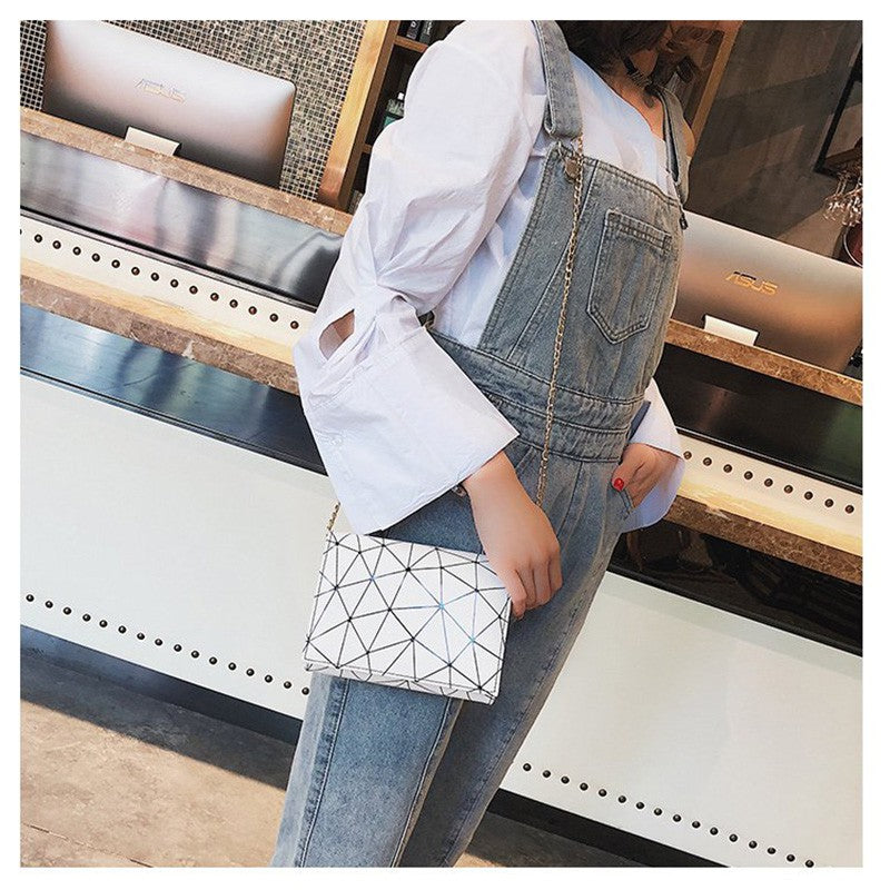 Geometric small bag female Messenger bag chain bag shoulder bag