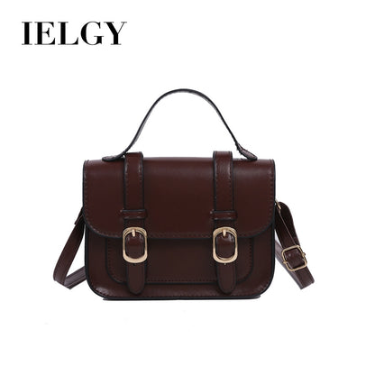 IELGY College style British retro postman bag with one shoulder and one shoulder for Japanese students