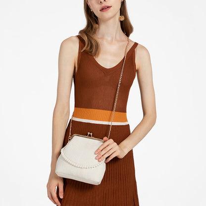 IELGY one-shoulder messenger shell type versatile fashion cosmetic bag