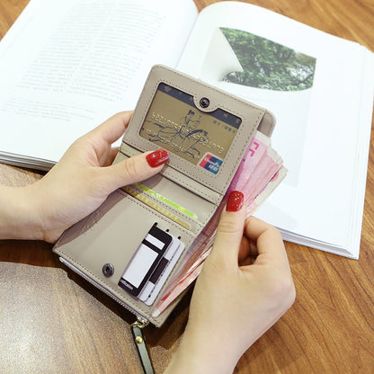 IELGY ins wallet women short Korean style cute small fresh mini trendy personality coin purse
