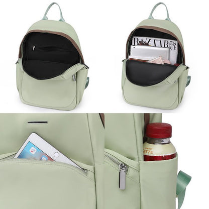 IELGY women's korean style oxford cloth all-match large-capacity travel backpack