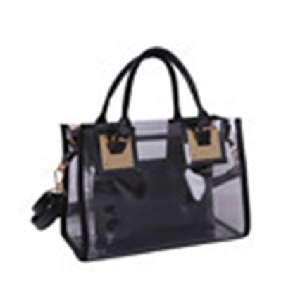 IELGY women's korean version all-match transparent jelly mother and child bag