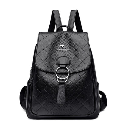 IELGY women's korean style simple casual outdoor travel backpack