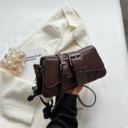 IELGY women's high-end versatile cross body retro small square bag