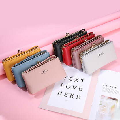 IELGYWomen's Retro Coin Purse Long Fashionable Temperament Soft Leather