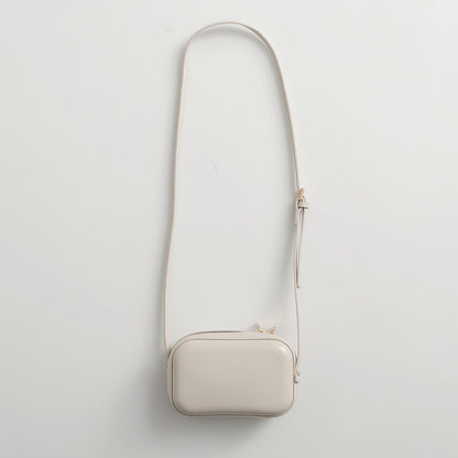 IELGY korean style retro mini messenger bag women texture zipper