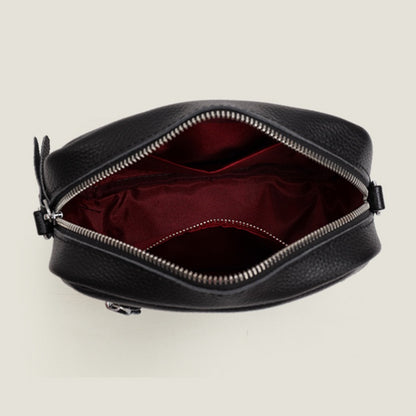 IELGY retro fashion top layer cowhide broadband messenger bag for women