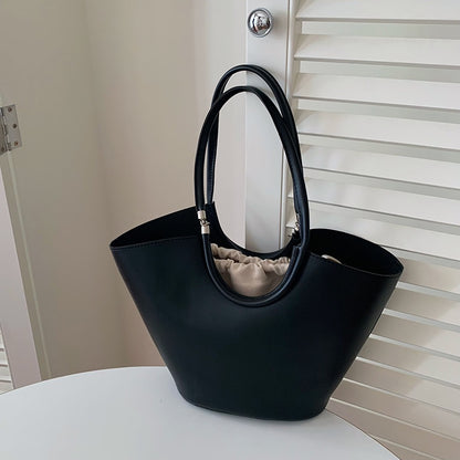 IELGY women's niche design large brown shoulder bag
