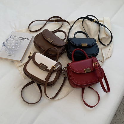 IELGY women's daily casual collocation messenger saddle bag