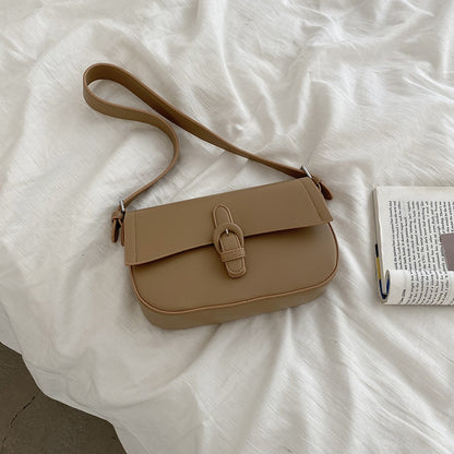 IELGY Korean version of niche fashion retro high-end all-match diagonal small square bag for women