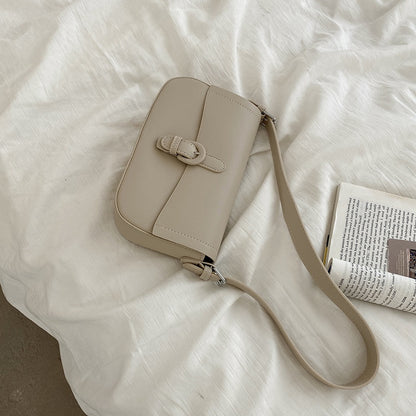 IELGY Korean version of niche fashion retro high-end all-match diagonal small square bag for women