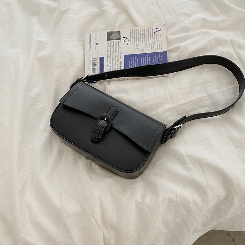 IELGY Korean version of niche fashion retro high-end all-match diagonal small square bag for women