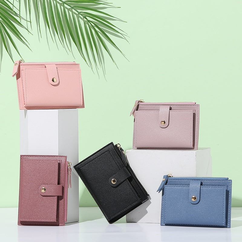 IELGY short wallet women thin cute simple design
