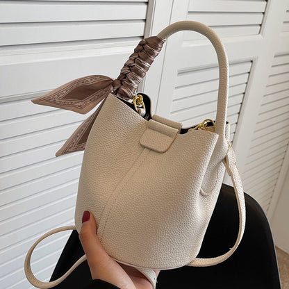 IELGY simple style niche design commuting diagonal bag women