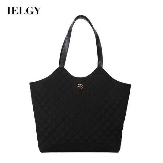 IELGY high-quality large-capacity fashion diamond commuter tote bag for women