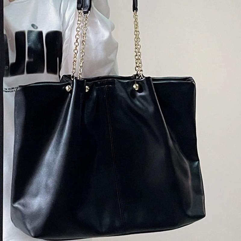 IELGY large-capacity casual all-match lazy style niche shoulder bag women