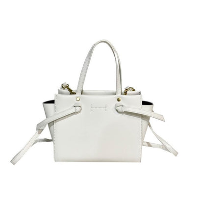 IELGY french simple design texture solid color temperament shoulder bag women