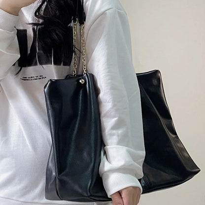 IELGY large-capacity casual all-match lazy style niche shoulder bag women