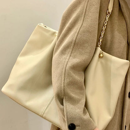 IELGY large-capacity casual all-match lazy style niche shoulder bag women