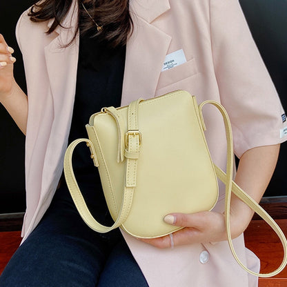 IELGY  phone bag long strap fashion simple casual texture versatile foreign style shoulder bag for women