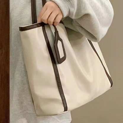 IELGY Tote Bag Women's High-end Texture Large Capacity Versatile Simple Shoulder Commuter Bag