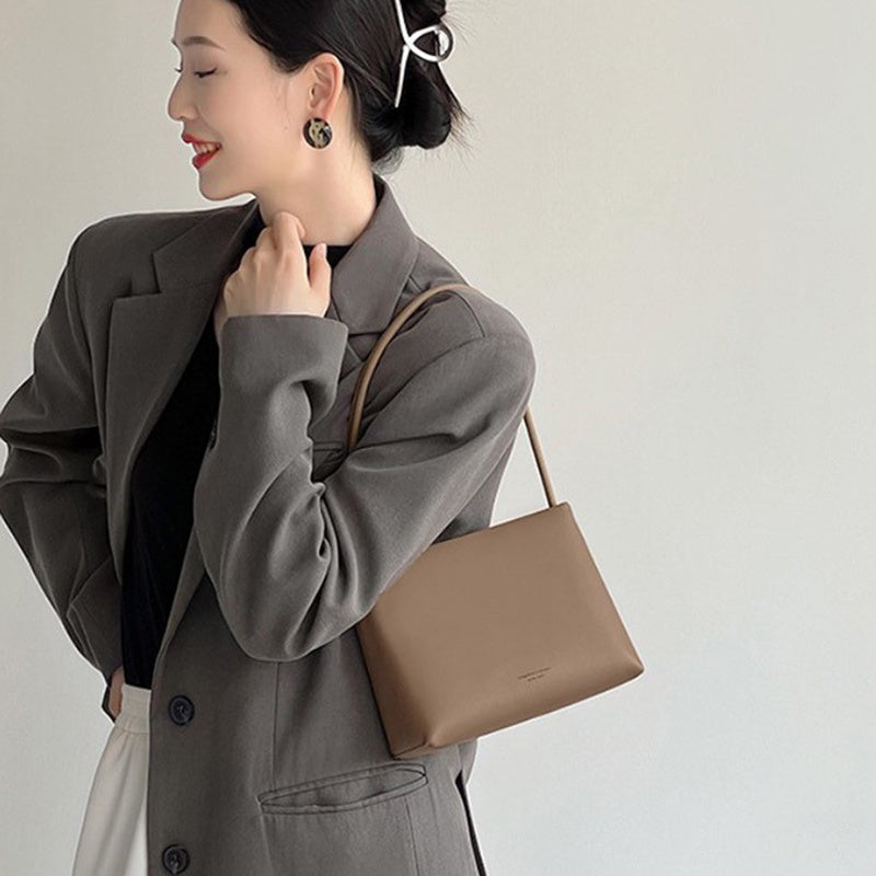 IELGY handbag women's high-end sense niche design all-match simple square fashion  underarm bag