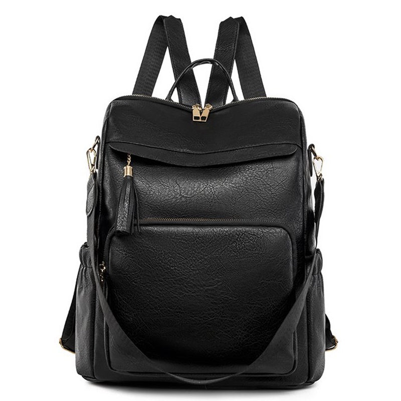 IELGY Pu Fashion Women's Backpack Korean Style Fashion Leather Ladies Backpack Large Capacity And Durable Backpack