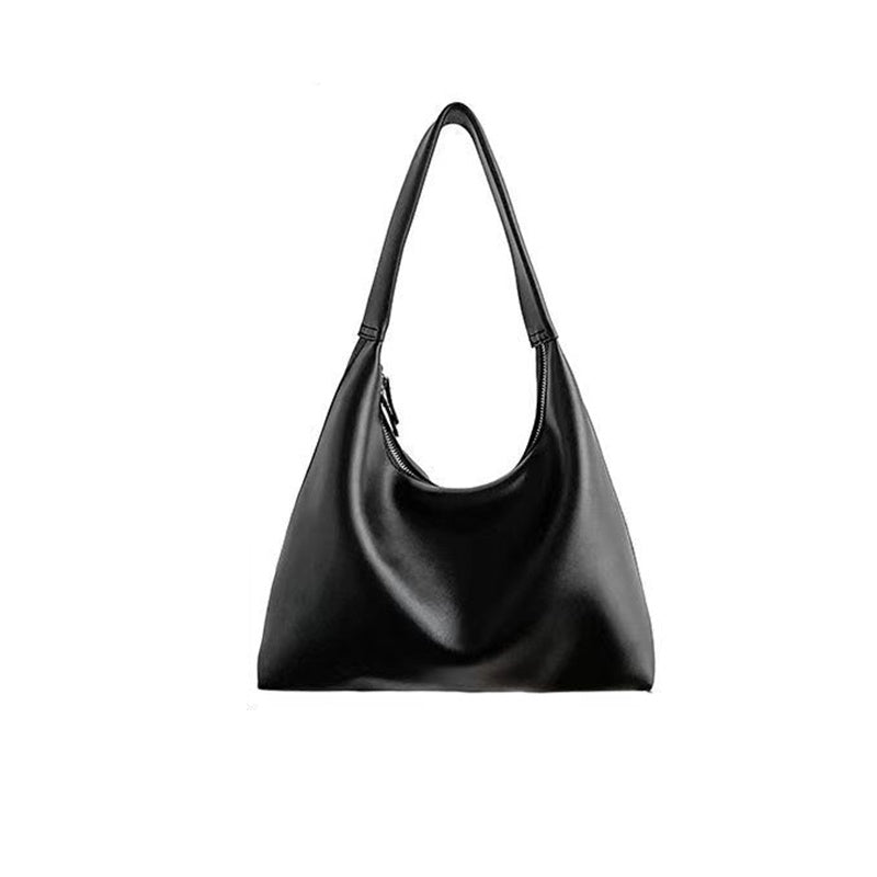 IELGY handbag women's milk tea color gentle wind Korean style simple and versatile soft leather dumpling bag