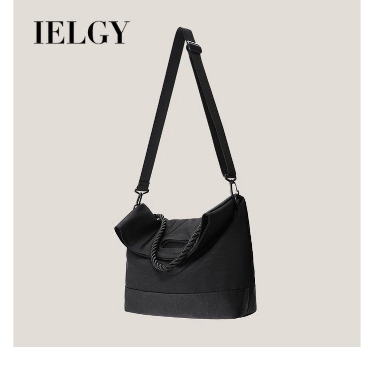 IELGY messenger bag female postman niche design texture sports fitness handbag