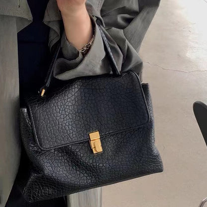 IELGY Handbag Women's Large-capacity Minimalist Series Portable Commuting Briefcase