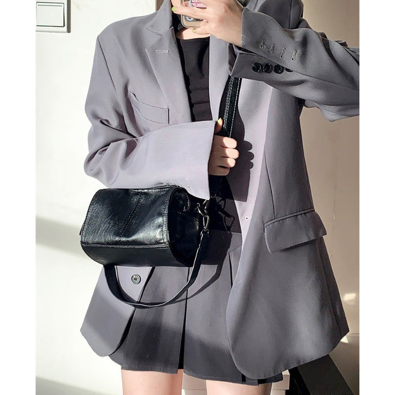 IELGY Large Capacity Motorcycle Bag All-Match Boston Handbag Textile Shoulder Crossbody Bag