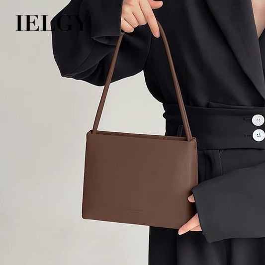 IELGY handbag women's high-end sense niche design all-match simple square fashion  underarm bag