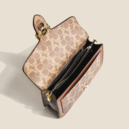 IELGY messenger bag women's all-match fashion retro casual classic shoulder small square bag