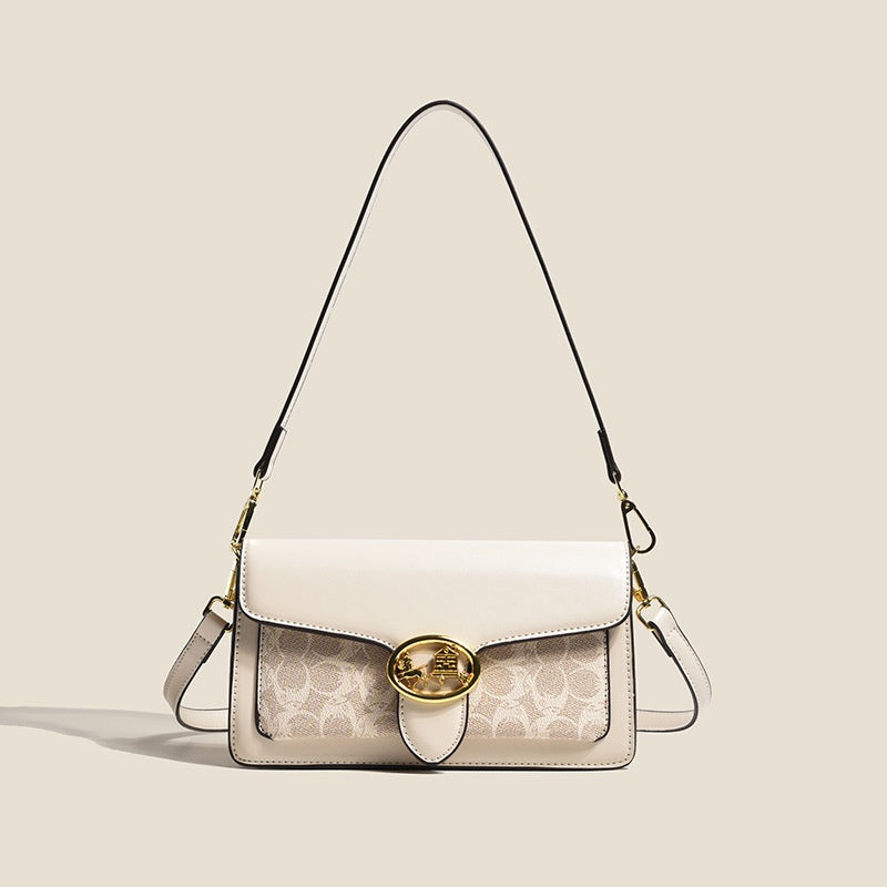 IELGY messenger bag women's all-match fashion retro casual classic shoulder small square bag