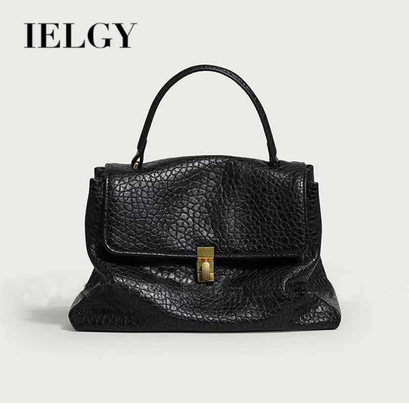 IELGY Handbag Women's Large-capacity Minimalist Series Portable Commuting Briefcase