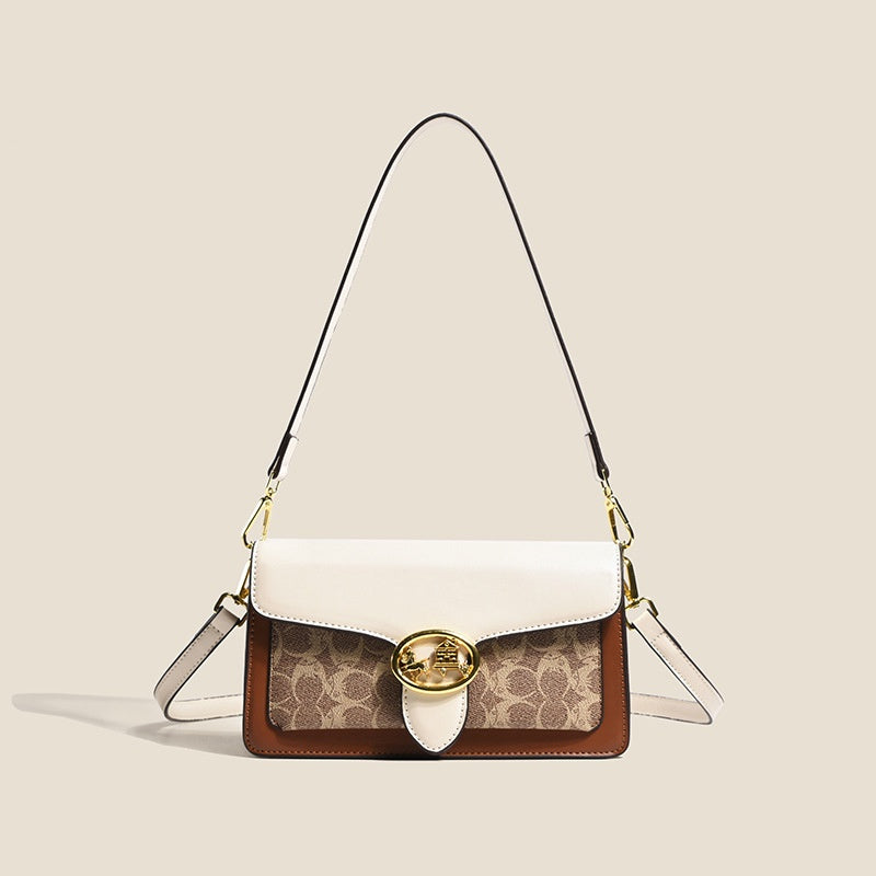 IELGY messenger bag women's all-match fashion retro casual classic shoulder small square bag