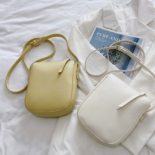 IELGY  phone bag long strap fashion simple casual texture versatile foreign style shoulder bag for women