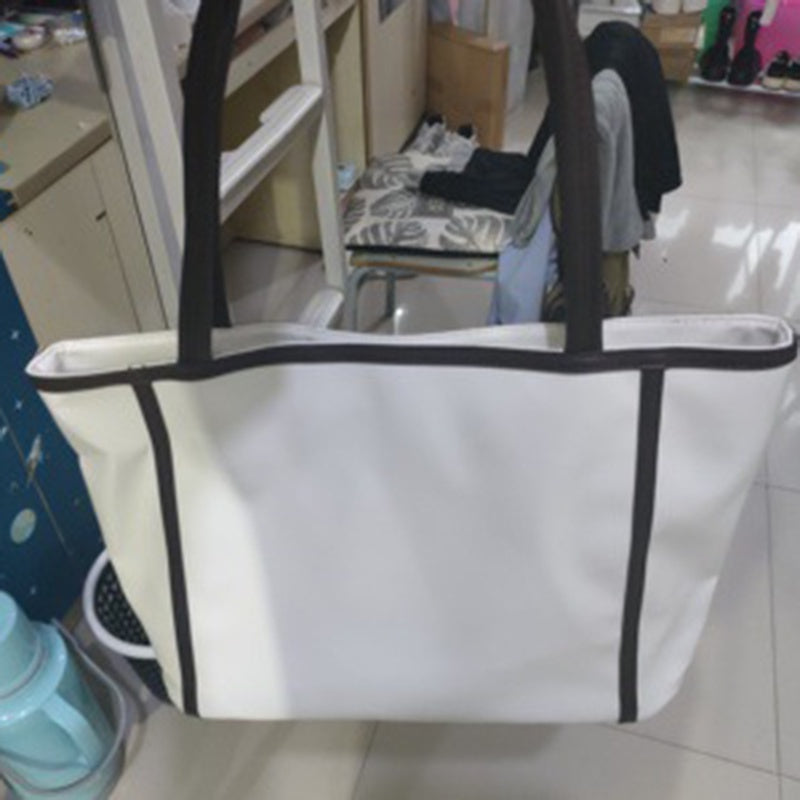 IELGY Tote Bag Women's High-end Texture Large Capacity Versatile Simple Shoulder Commuter Bag