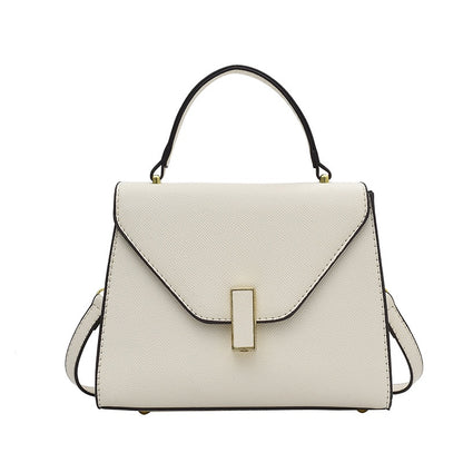 IELGY messenger bag female european and american style retro fashion texture hardware opening lock design