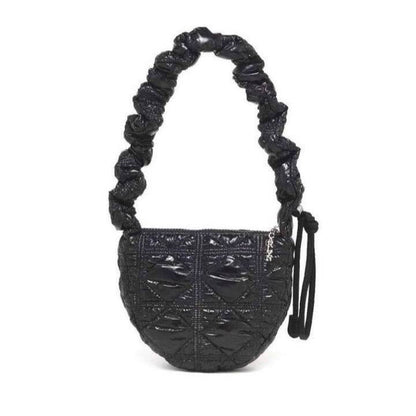 Ielgy Pleated Nylon Cloud Bag Female Niche Lightweight Bubble Dumpling Bag Fashion One-Shoulder Messenger Small Bag Female