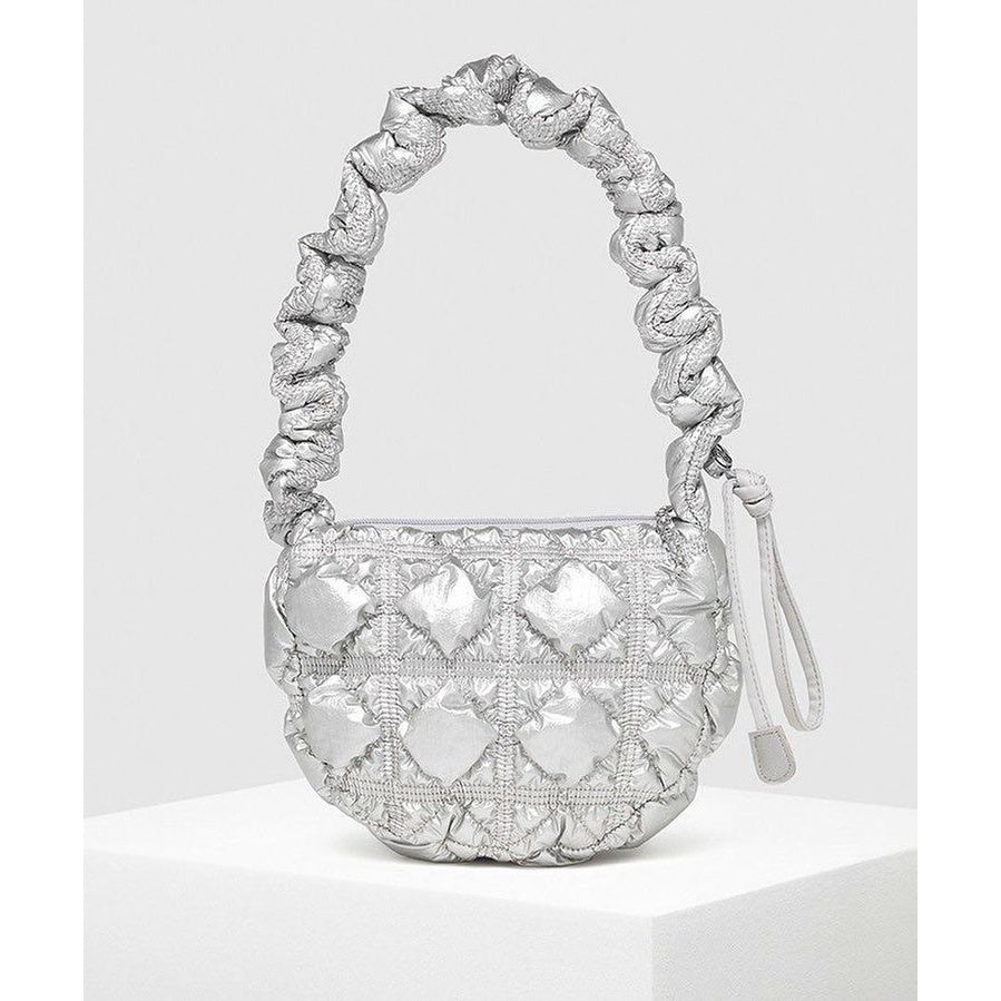 Ielgy Pleated Nylon Cloud Bag Female Niche Lightweight Bubble Dumpling Bag Fashion One-Shoulder Messenger Small Bag Female