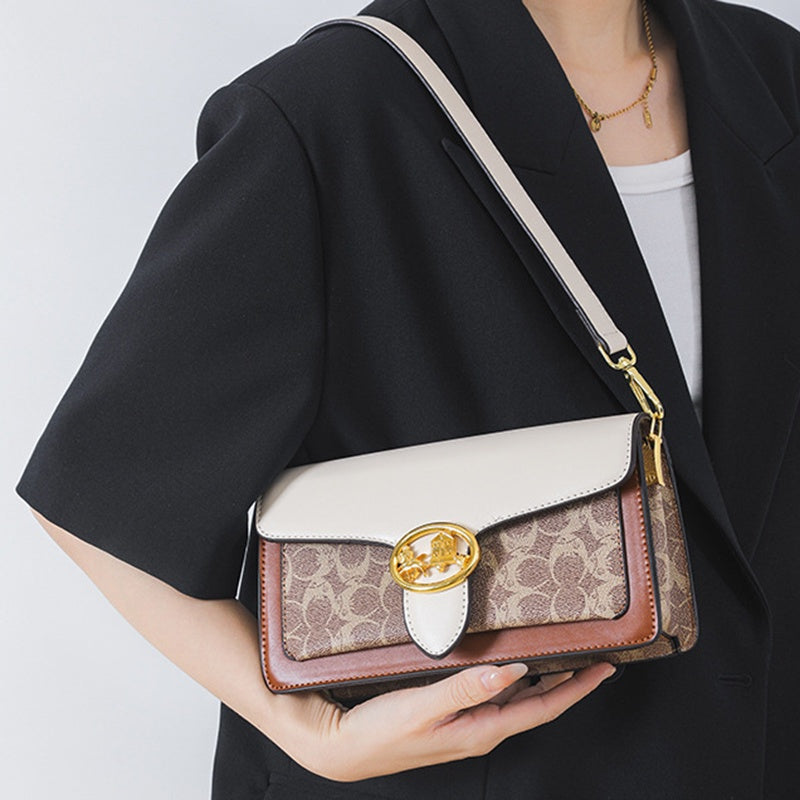 IELGY messenger bag women's all-match fashion retro casual classic shoulder small square bag