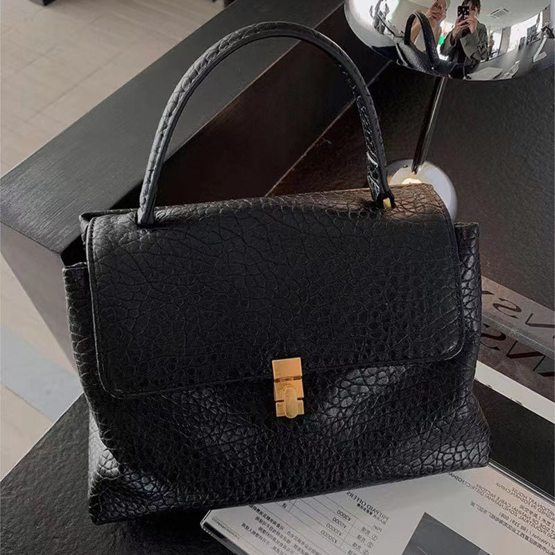 IELGY Handbag Women's Large-capacity Minimalist Series Portable Commuting Briefcase